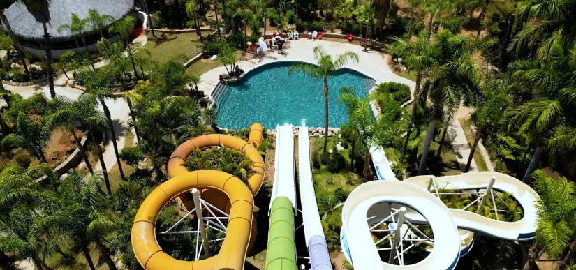 Balneario Wild Wet Fun Water Par ubicado en el Pueblito de Caduaño, Baja California Sur. Foto: Cortesía.