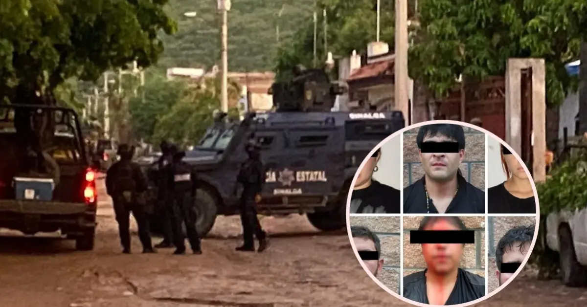 Enfrentamientos y cateos en Culiacán dejan 9 detenidos, armas y droga aseguradas