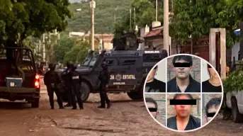 Enfrentamientos y cateos en Culiacán dejan 9 detenidos, armas y droga aseguradas