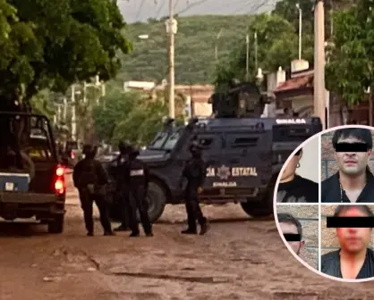 Enfrentamientos y cateos en Culiacán dejan 9 detenidos, armas y droga aseguradas