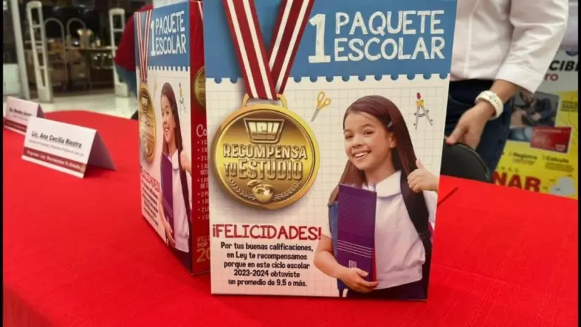 Con este programa se recompensa el esfuerzo de miles de estudiantes de primaria. Foto: Especial