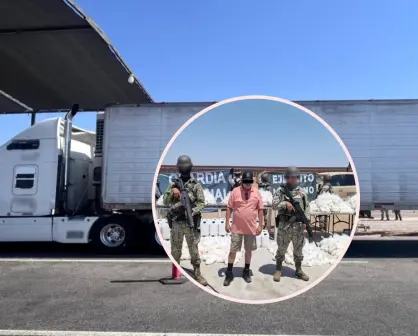 Golpe al narco en Sonora: aseguran metanfetamina con valor de 425 mdp en tráiler que venía de Culiacán