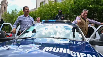 Equipan a corporaciones policiales de la región suroeste de Zacatecas, con inversión de más de 33 mdp