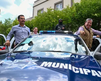 Equipan a corporaciones policiales de la región suroeste de Zacatecas, con inversión de más de 33 mdp