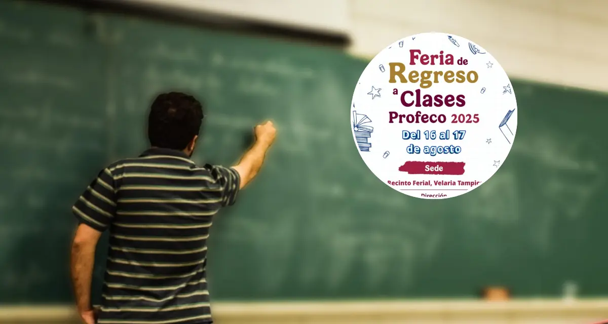 Conoce el horario y la ubicación de la Feria de Regreso a Clases Profeco 2025 en Tampico. Foto: Cortesía