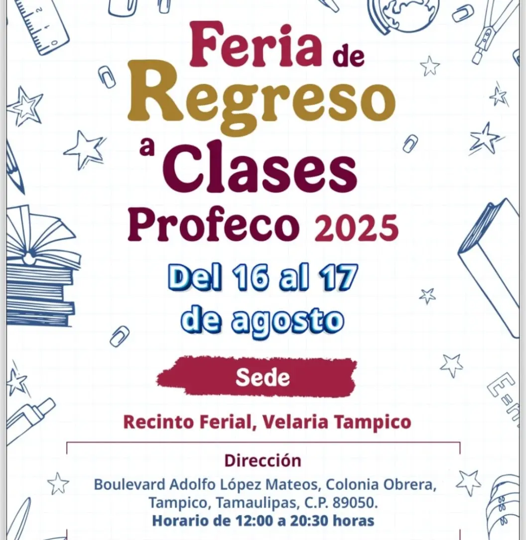 No te pierdas está oportunidad y asiste a la Feria de Regreso a Clases en Tampico, dónde encontrarás útiles y uniformes aprecios accesibles. Foto: Cortesía.