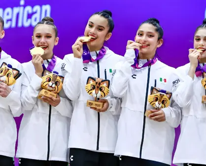 México se corona en gimnasia rítmica con medallas de oro y plata en Asunción 2025