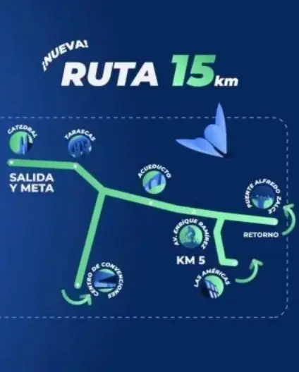 Nueva ruta en la Carrera Fundación Cinépolis 2025. Foto: Cortesía.