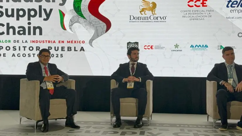 Pláticas de expertos durante México´s Industry Supply Chain. Foto: Cortesía.