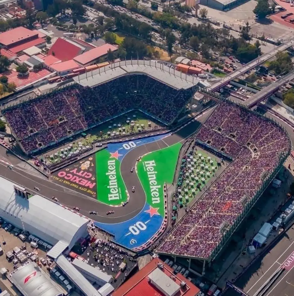 Autódromo Hermanos Rodríguez en CDMX. Foto: Cortesía.