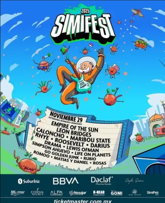 Cartel del SimiFest 2025. Foto: Cortesía