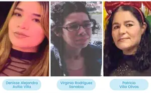 Dennise, Virginia y Patricia, están desaparecidas en Sinaloa; ayúdalas a regresar a casa
