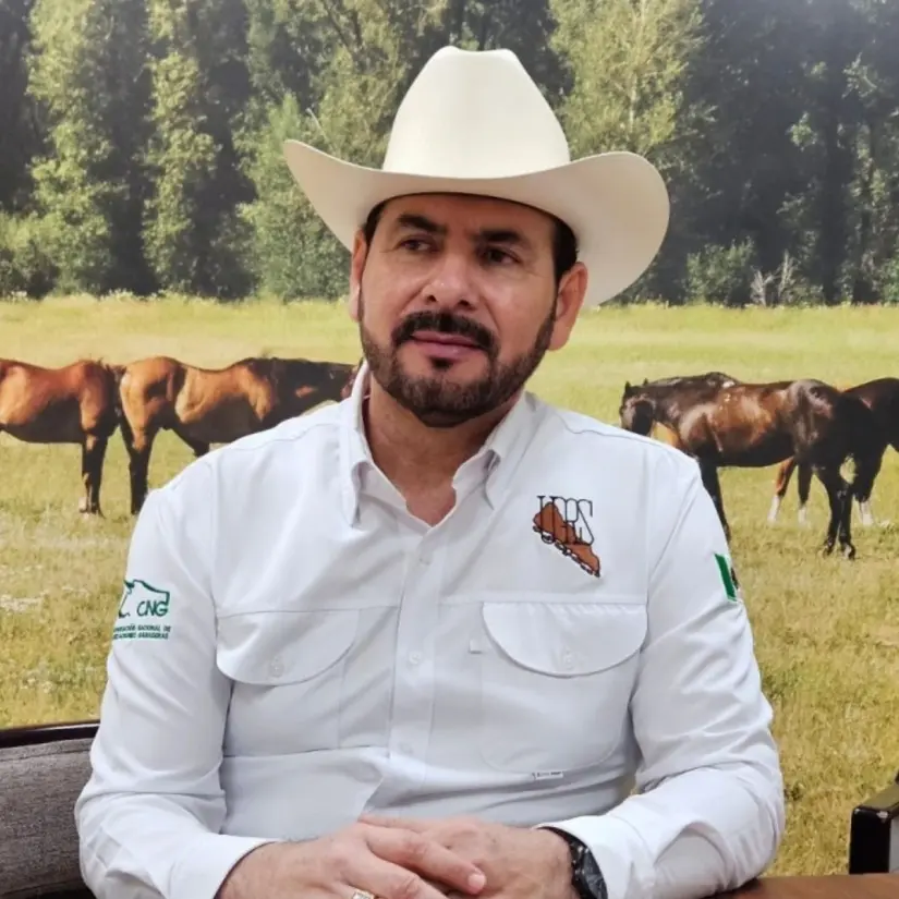 El presidente de la UGRS, José Alfredo Sáinz Aispuro, busca un mejor precio de la leche en Sinaloa
