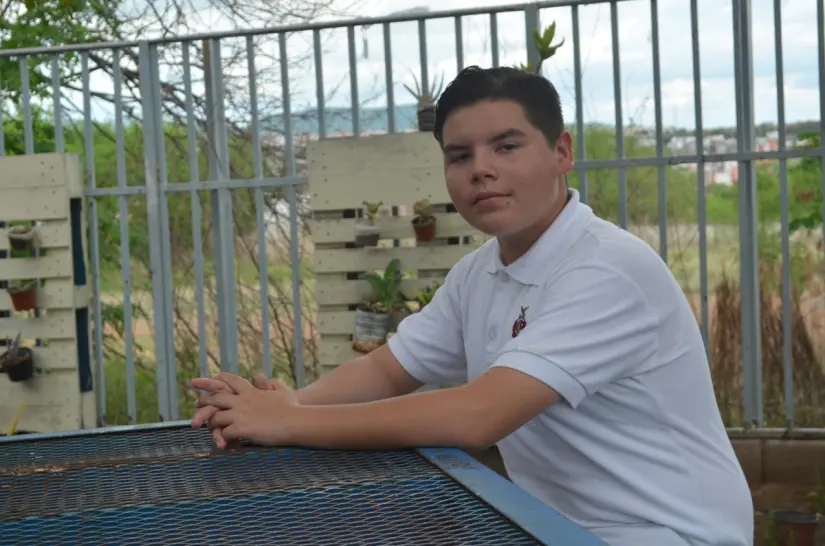 Disciplina, humildad y esfuerzo: la fórmula del éxito de un joven de 10 que disfruta lo que tiene y lucha por lo que anhela. Foto: Juan Madrigal