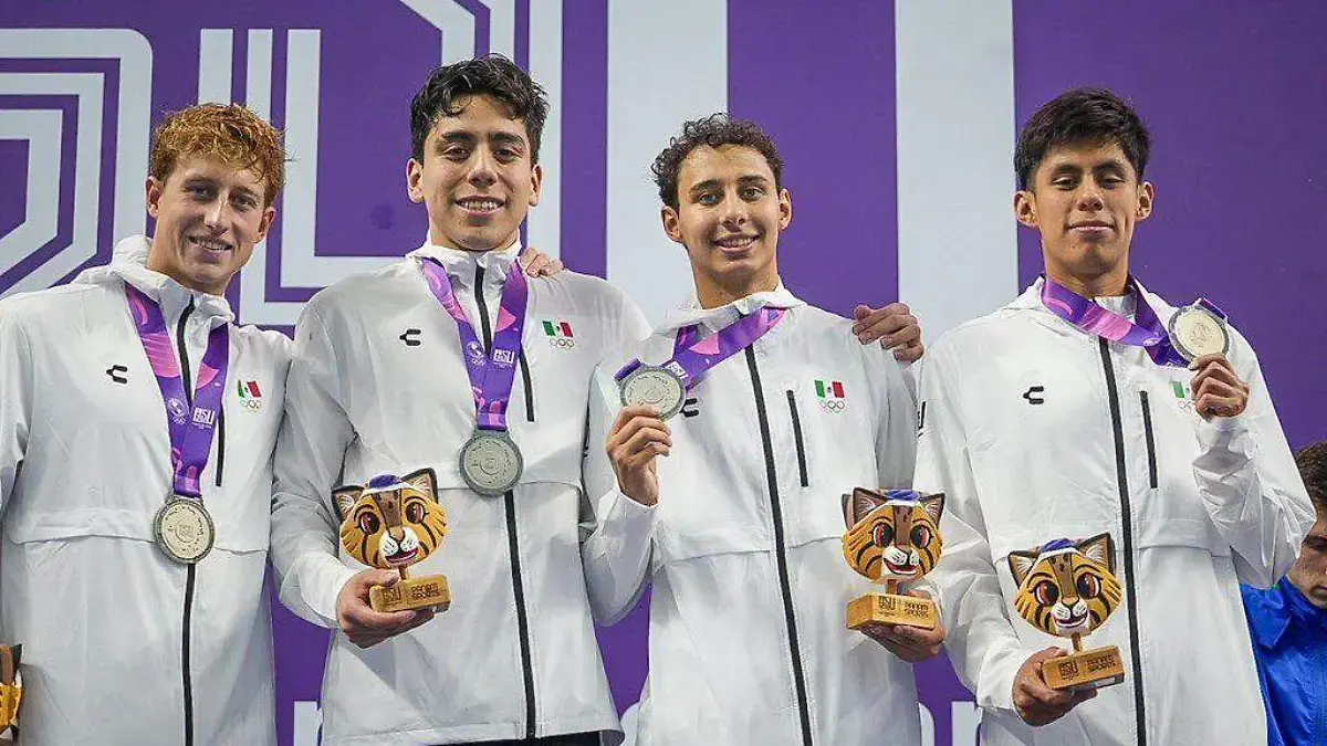 Los nadadores mexicanos sobresalieron. Foto: CONADE