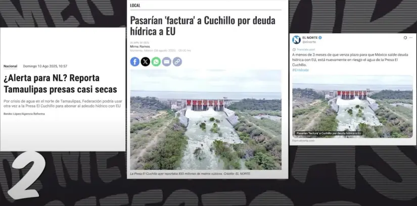Mentiras sobre desabasto de agua. Imagen. Mañanera del Pueblo.