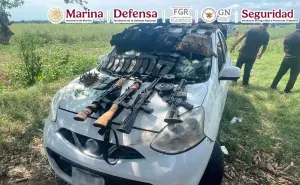 Detienen a 9 personas y aseguran armas, municiones y drogas durante operativos en Sinaloa
