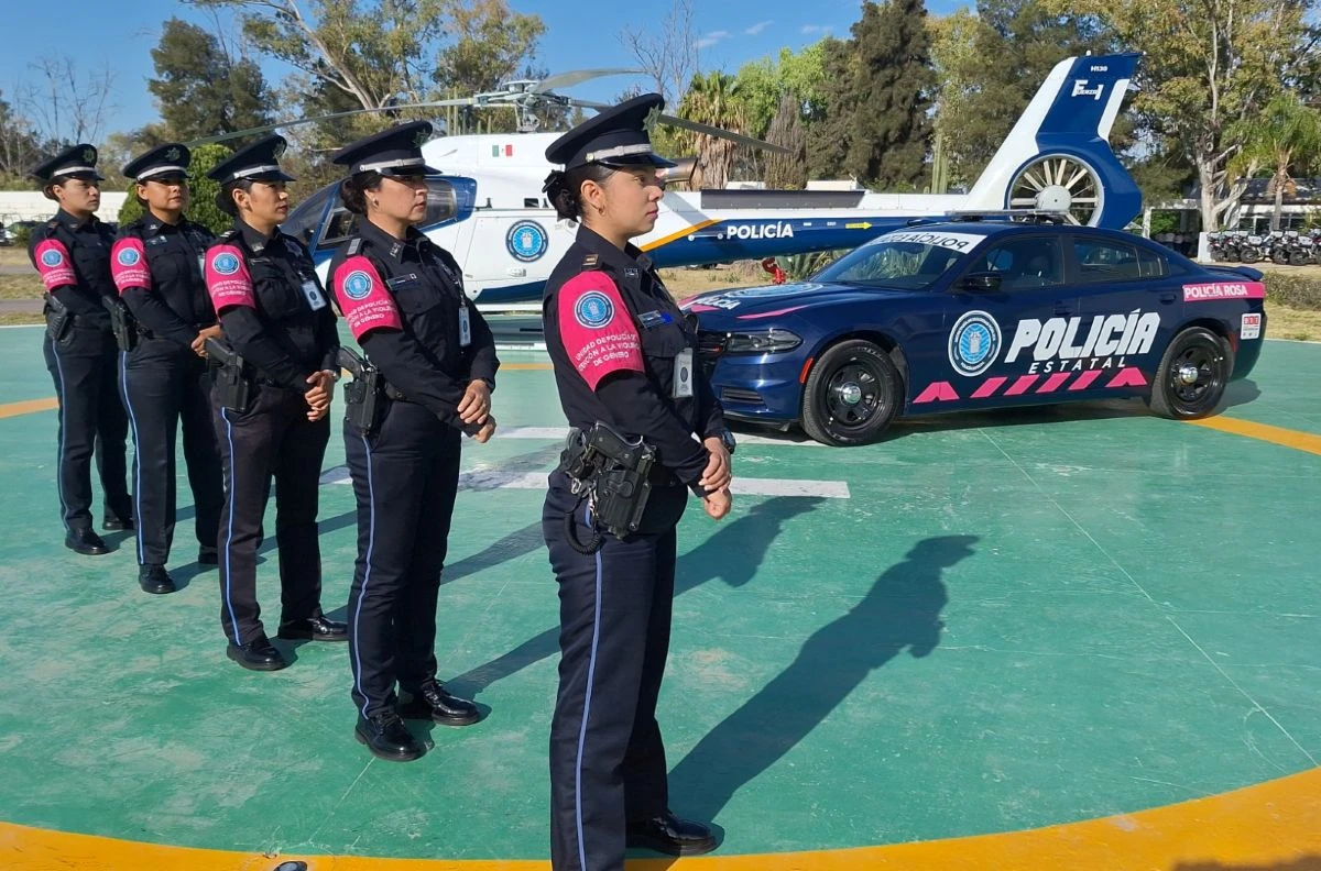 Policía Rosa de Aguascalientes. Foto: Cortesía