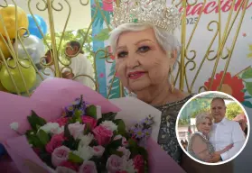 A los 70 años, Eva I brilla con luz propia y una corona que simboliza amor y perseverancia
