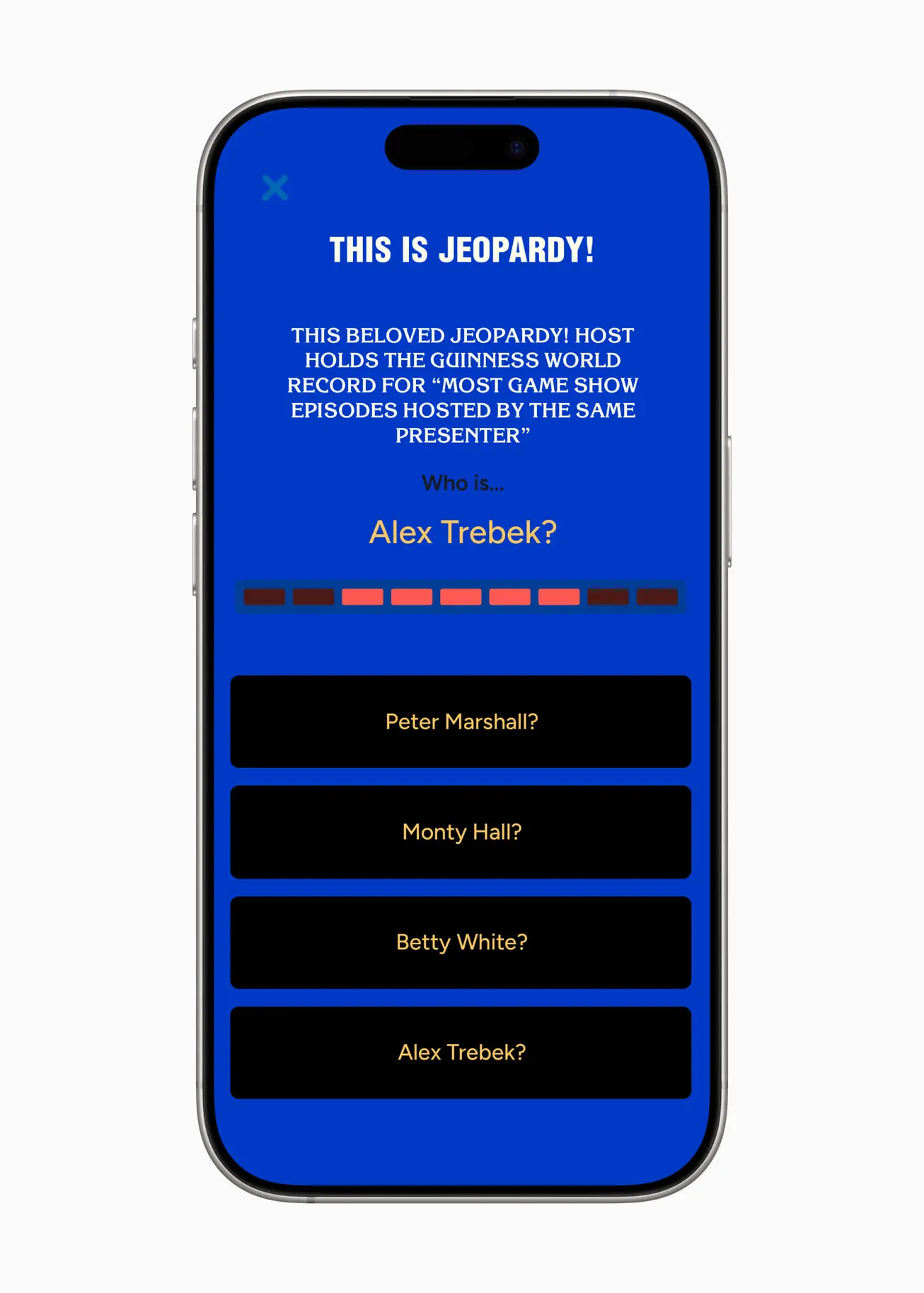 Jeopardy! Daily de Frosty Pop Games. Foto: Cortesía