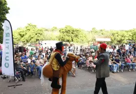 Magia, risas y creatividad en el Parque Culiacán 87 con la obra Vagamundos