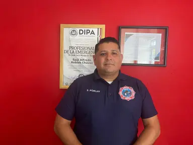 Saúl Robles, la historia de un bombero detrás del galardón nacional como “Profesional de la Emergencia 2025”