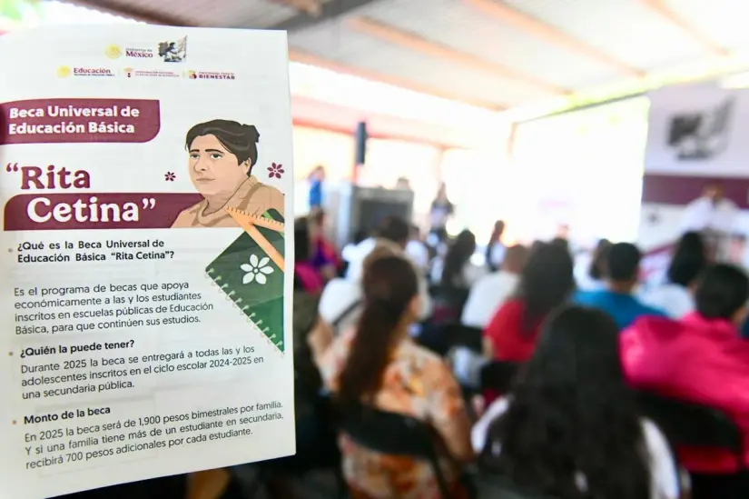 Conoce cuándo será el próximo pago de la Beca Rita Cetina. Foto: Cortesía. 