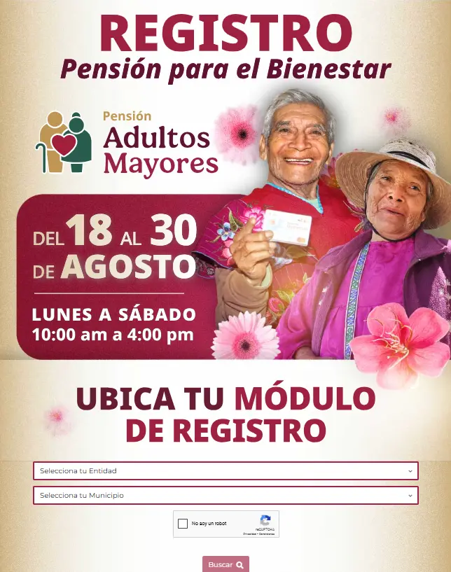 Ubica tu módulo en la página oficial de Bienestar. Foto: Cortesía. Ubica tu módulo en la página oficial de Bienestar. Foto: Cortesía.