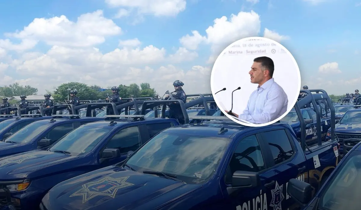 Omar García Harfuch entrega 100 patrullas en Sinaloa para reforzar seguridad en Culiacán.