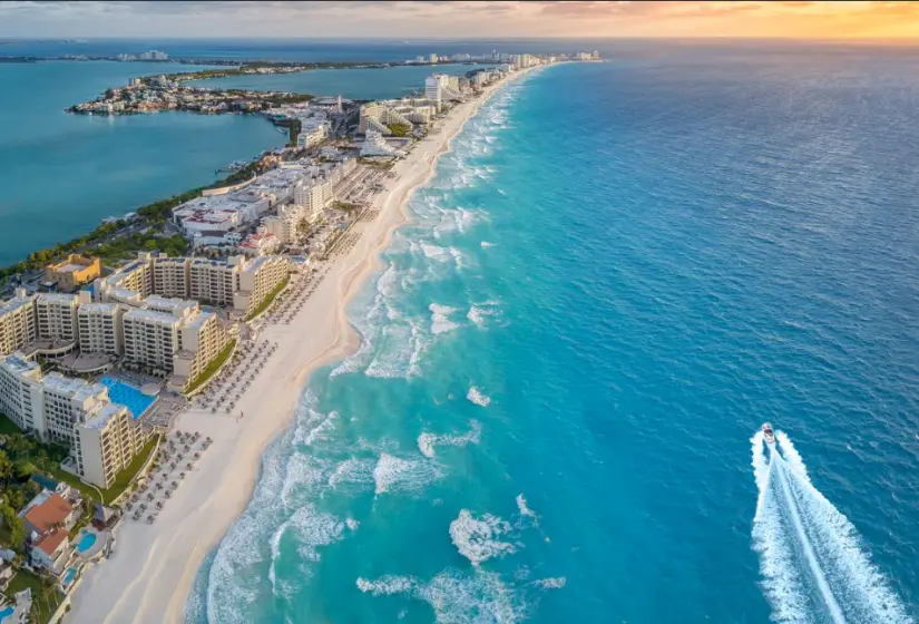 Playa Cancún en Quintana Roo. Foto: Cortesía .