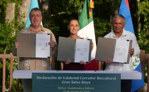 PRIMERA REUNIÓN DE LOS PRESIDENTES DE BELICE, GUATEMALA Y MÉXICO