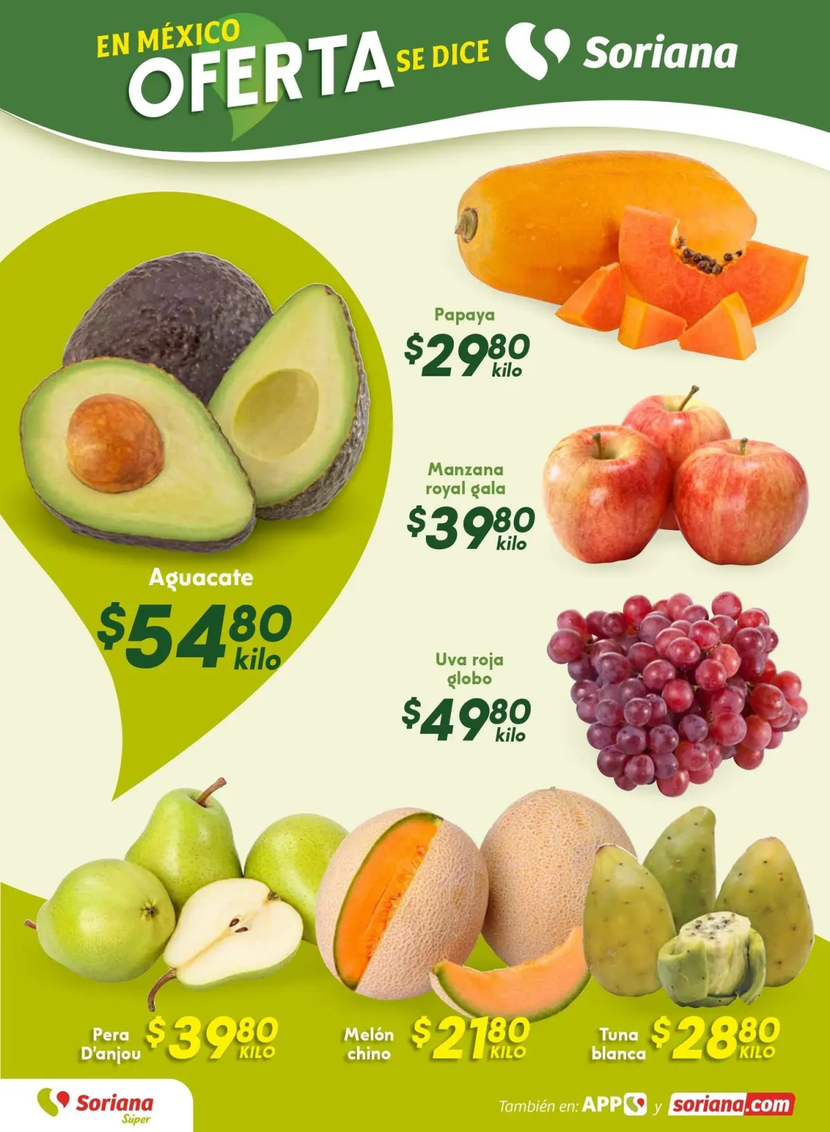 Martes y Miércoles del Campo: ofertas de Soriana del 19 y 20 de agosto Frutas y verduras a precios bajos en el Martes y Miércoles del Campo. Imagen: Soriana