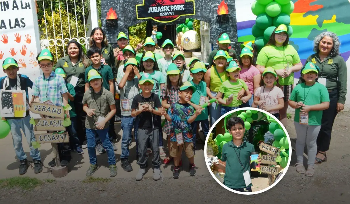 Este verano, en lugar de solo pasar los días, las niñas y niños los vivieron intensamente n urso Verano Jurásico en el CESAVVI, en la colonia 5 de Febrero. Foto: Juan Madrigal