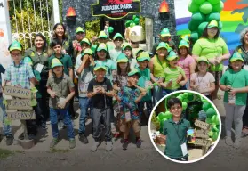 Un verano jurásico lleno de imaginación y alegría en la colonia 5 de Febrero en Culiacán