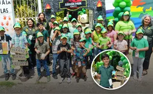 Un verano jurásico lleno de imaginación y alegría en la colonia 5 de Febrero en Culiacán