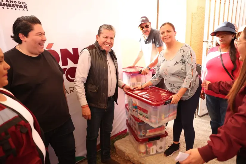 Apoyo alimentario para familias de Plateros. Apoyo alimentario para familias de Plateros. Foto: Cortesía.