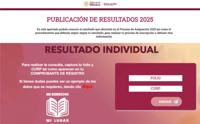 Consulta de resultados del examen ECOEMS. Foto: cortesía.