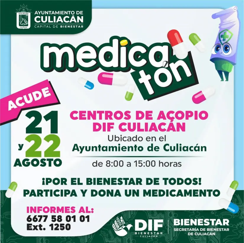 Medicatón 2025, este 21 y 22 de agosto. Foto: Cortesía.