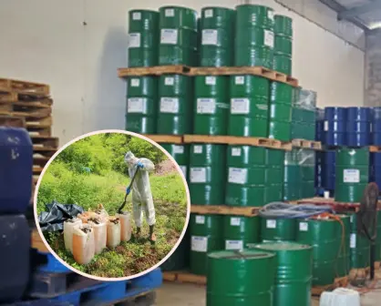 Culiacán: aseguran bodegas con metanfetamina y sustancias químicas por más de 7 mil millones de pesos