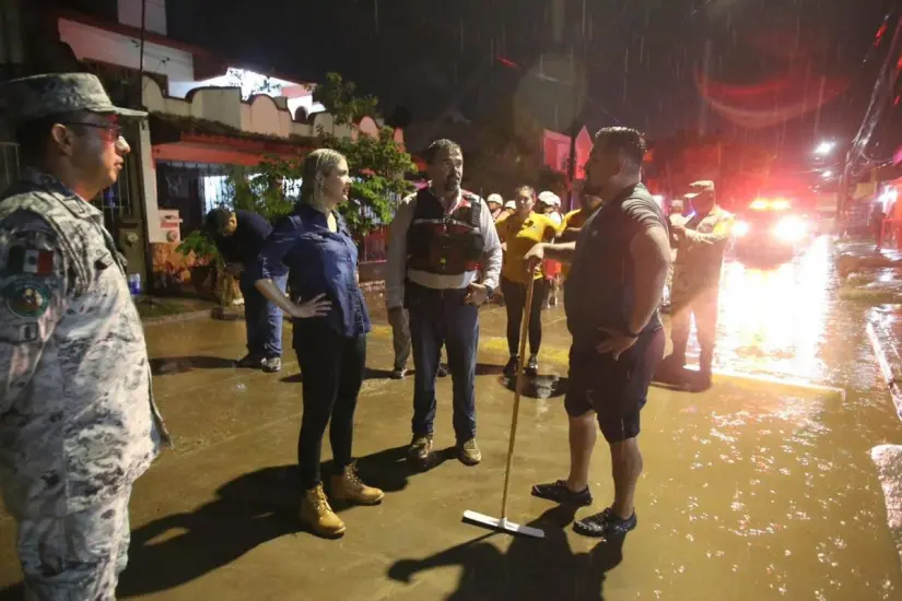 Familias afectadas por lluvias recibirán apoyos. Foto: Cortesía.