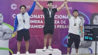 Jorge Adán Cárdenas levanta el orgullo de Sinaloa con tres oros en el Nacional de Halterofilia