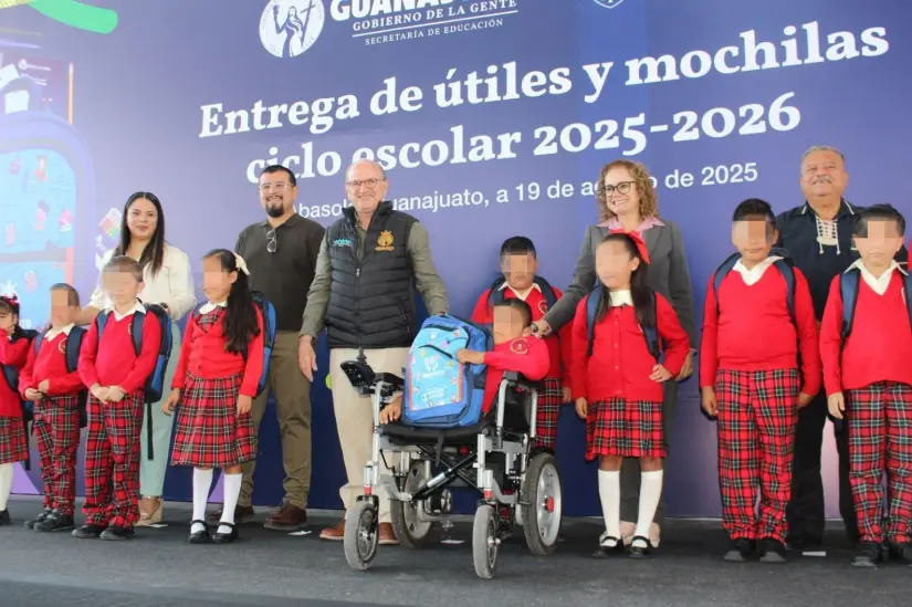 Paquetes escolares gratis para primaria en Guanajuato para el ciclo escolar 2025-2026. Foto: Cortesía