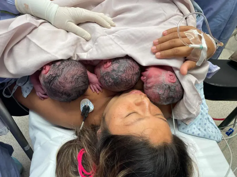 Nacimiento de trillizos en Tabasco. Los tres bebés se encuentran en perfectas condiciones. Nacimiento de trillizos en Tabasco. Los tres bebés se encuentran en perfectas condiciones.