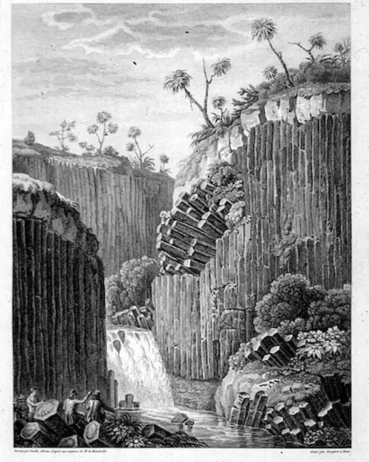Dibujo de Alexander Von Humboldt sobre la casada La Rosa. Foto: cortesía.