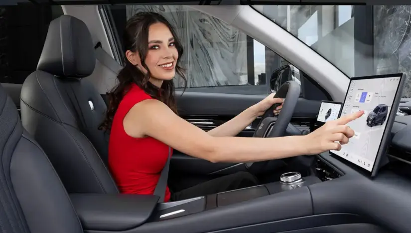  Geely EX5 con pantalla central, Foto: Cortesía