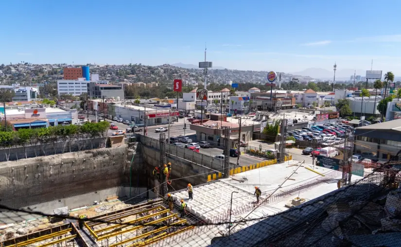 Avanza la construcción del proyecto que impulsará el turismo en Tijuana. Foto: Cortesía