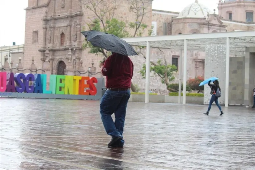 Continúa la temporada de lluvias en Aguascalientes.