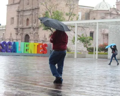 ¡Saca el paraguas! Aguascalientes tendrá lluvias fuertes este jueves