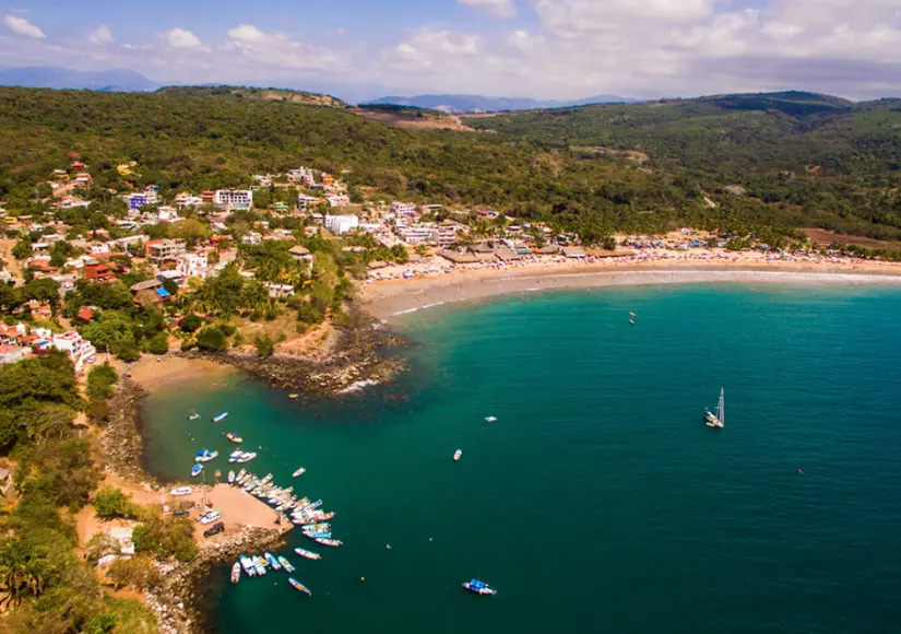 Playa Chacala en Nayarit. Foto: cortesía Playa Chacala en Nayarit. Foto: cortesía.
