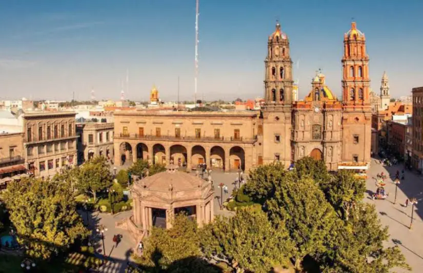 Plaza de Armas en San Luis Potosí. Foto: cortesía.